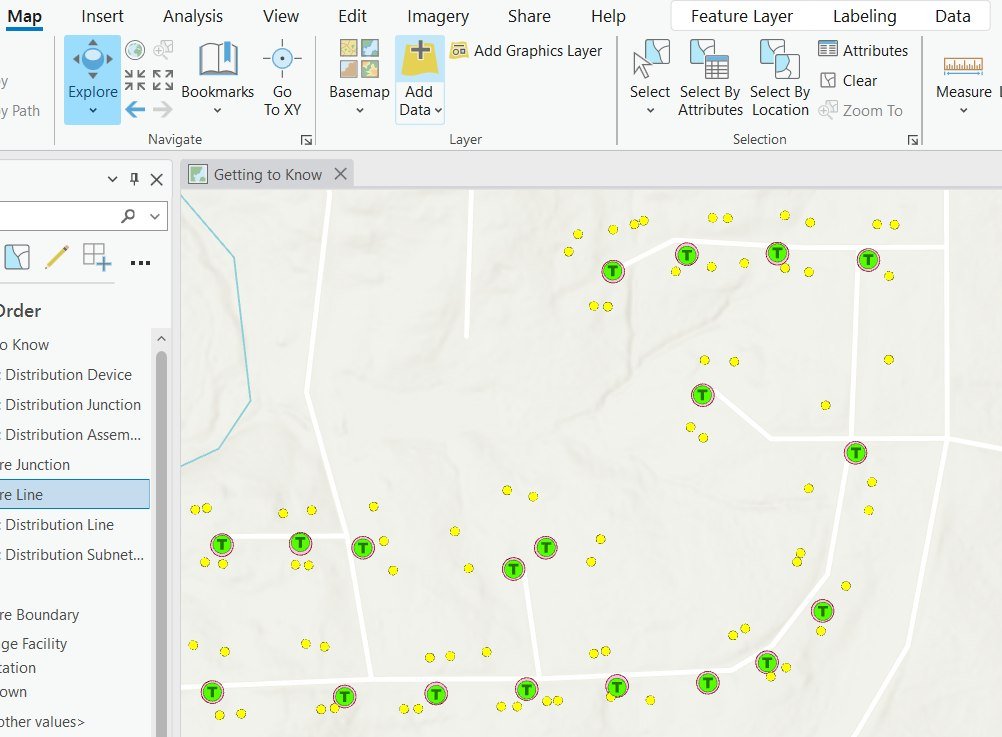 Réseau de distribution cartographié dans un SIG — optimisation des itinéraires
